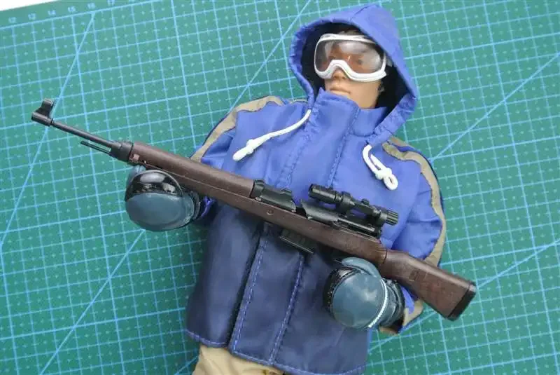 Modèle de fusil semi-automatique G43, accessoires de modèle militaire en plastique revêtu, collection d'affichage de figurines d'action, 1/6, 12"