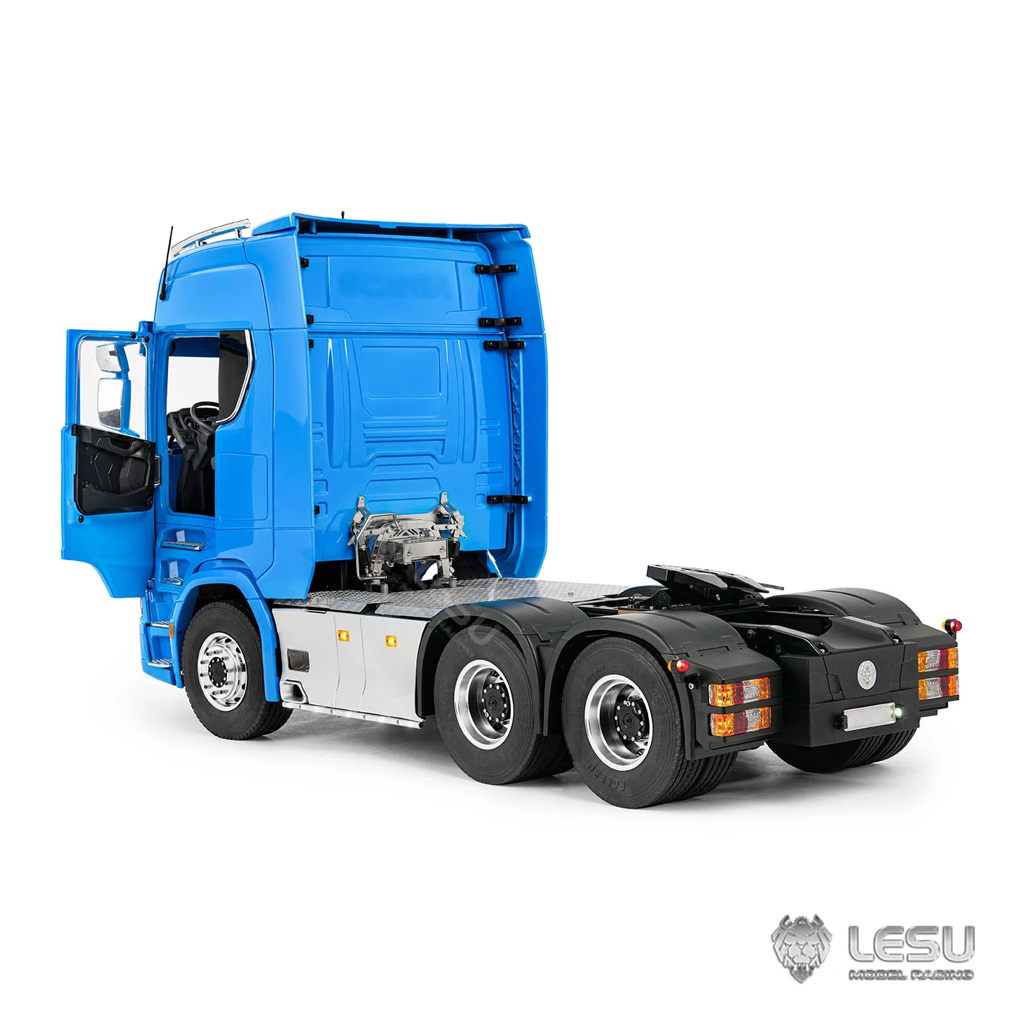 LESU 1/14 770S RC 6×6 Tractor Truck, Heavy-Duty Semi-Tractor Simulation Model with Differential Locks