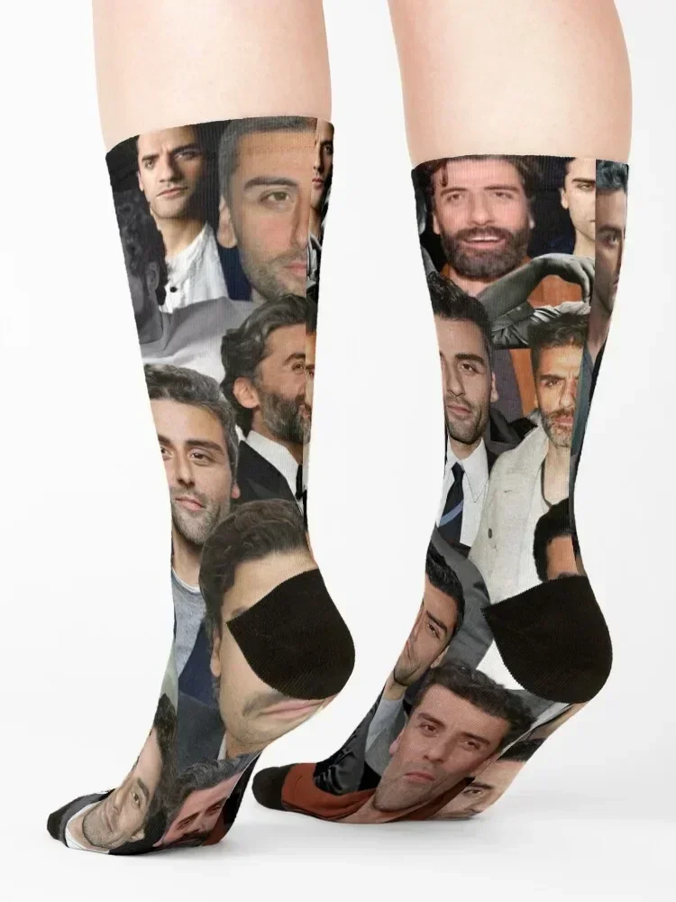 أوسكار إسحاق صور مجمعة الجوارب الشتاء الدافئ المشي لمسافات طويلة تسلق الأطفال الجوارب النساء الرجال ضغط هدية جوارب رياضية امرأة الرجال #4