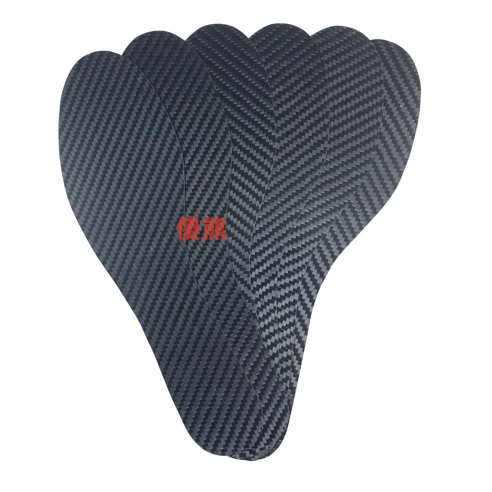 Outdoor sports equipment Carbon fiber insoles shock absorption ,high elasticity, full palm, foot protection,Midsole Plate insole