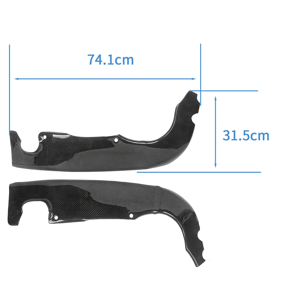 for YAMAHA YZF R1 2004 2005 2006 Carbon Fiber Frame Cover Protector Motorcycle Side Fairing Accessories Twill Gloss