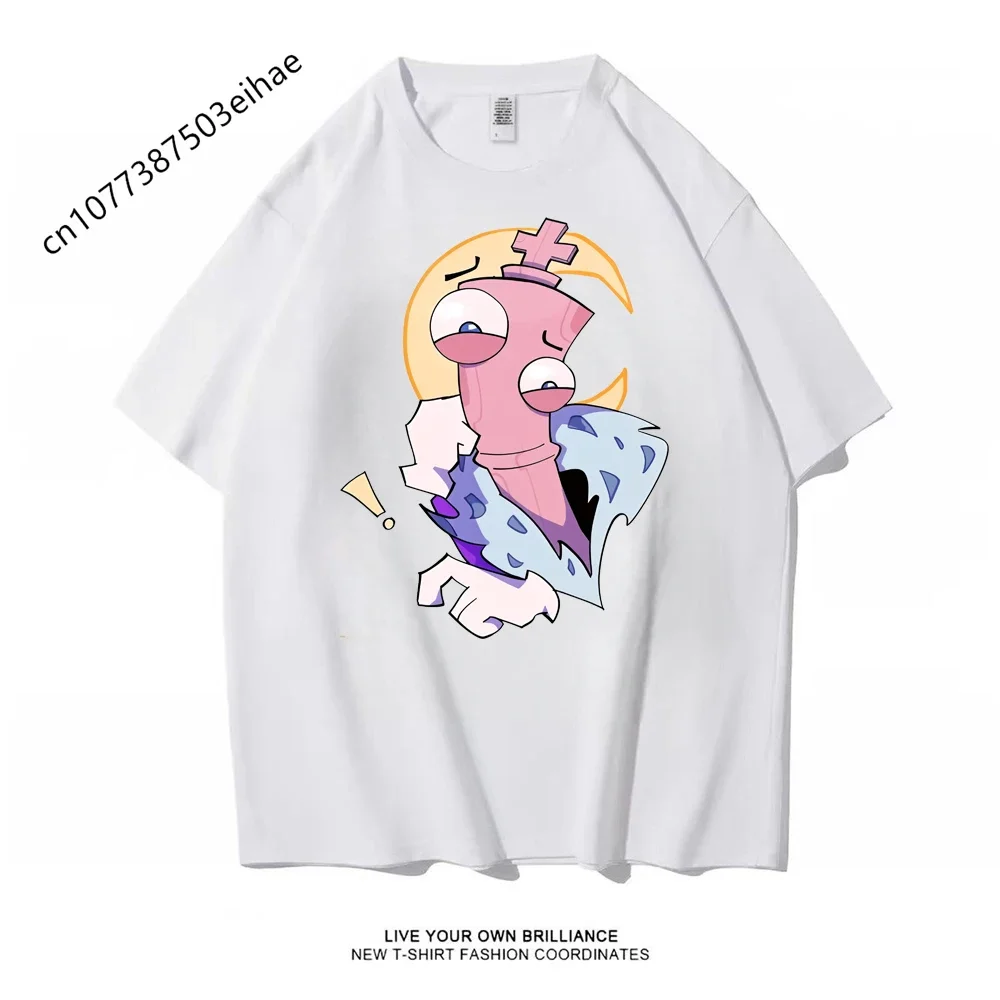 Summer Casual The Amazing Digital Circus Peripheral T-shirt Oversized Y2K Style Pure Cotton Comfort Short Sleeve Tees