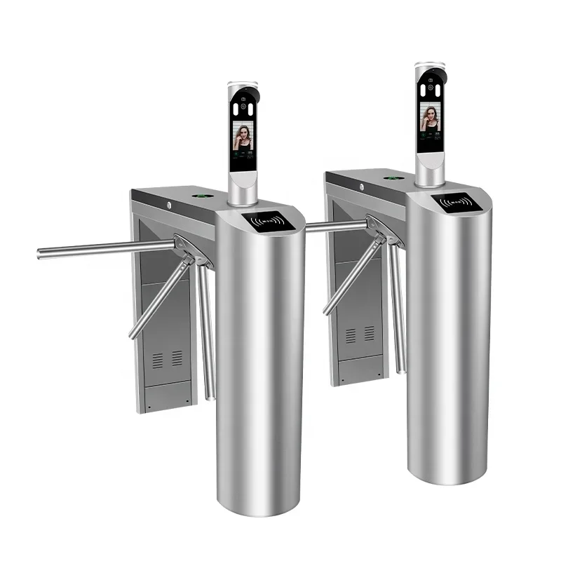 

Waist High RFID Access Control Compact Security Barrier Gate Disabled Tripod Turnstile