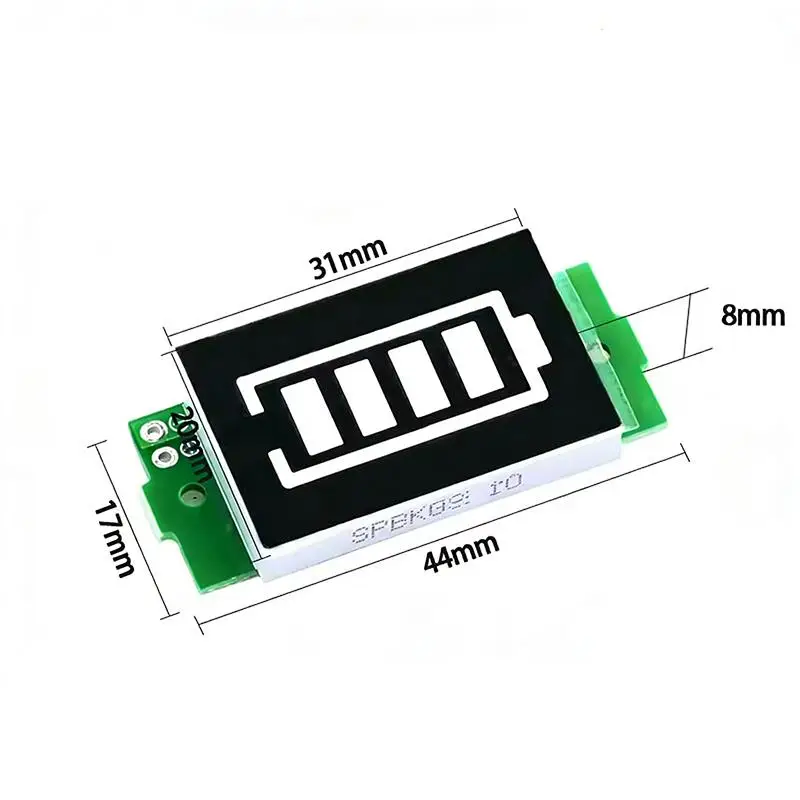 1S-4S-8S Single 3.7V Lithium Battery Capacity Indicator Module 4.2V Blue Display Electric Vehicle Battery Power Tester Li-ion B1