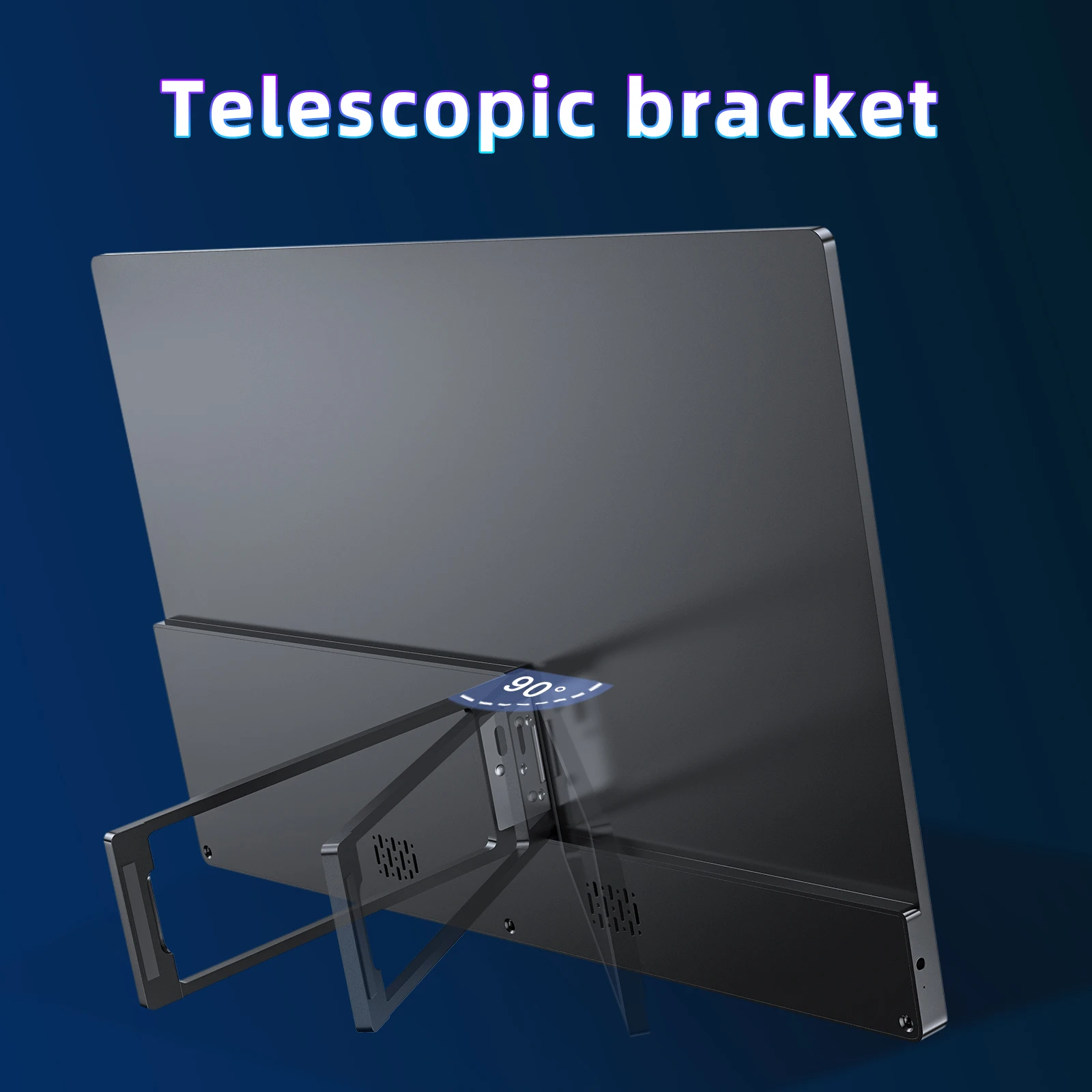 EVICIV 13.3 Inch 4K Portable Monitor Mobile Display with 3840 x 2160 1500:1 300Nits Eye Care Screen for Laptop PC Mac PS5 Xbox