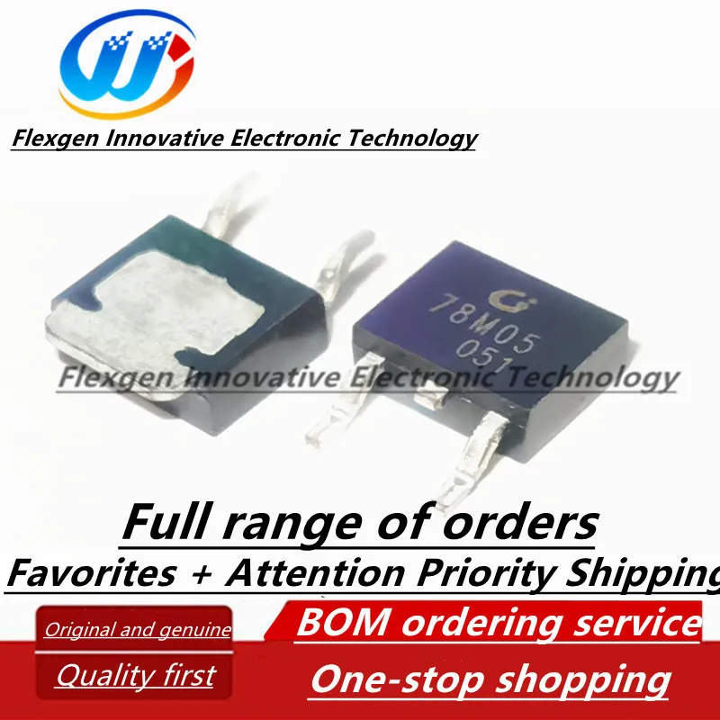 CJ78M05 78M05 TO-252-2 0.5A/5V/1.25W linear regulator chip