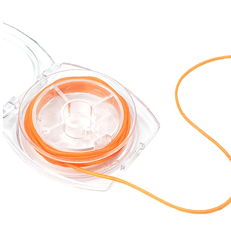 Dental Rubber Dam Stabilizing Cord Medium Wedges Clamps Sheets Elastic Rubber Dam Wedges Line 2.1m /Dia 1.8mm Dentistry Material