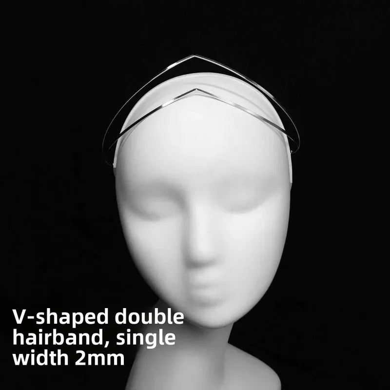 Metal Crown Base Frame for DIY Elf Tiara or Ballet Headpiece, double V-shaped  Circlet for Cosplay, Wedding or Stage Use view 6