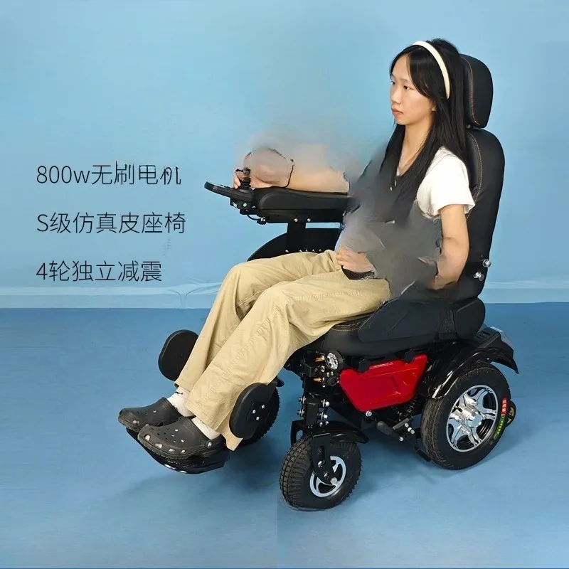 Electric fully automatic four-wheeler off-road vehicles for seniors and disabled people