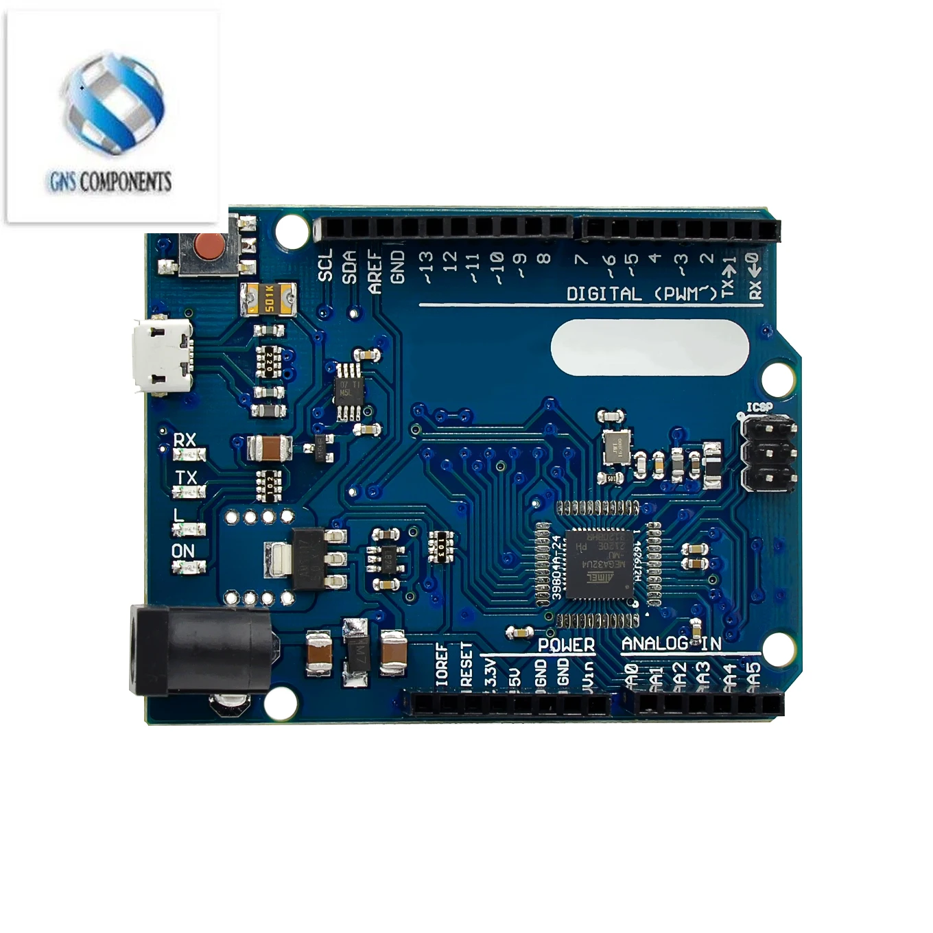 Leonardo R3 Development Board, ATMEGA32U4 Board para Arduino
