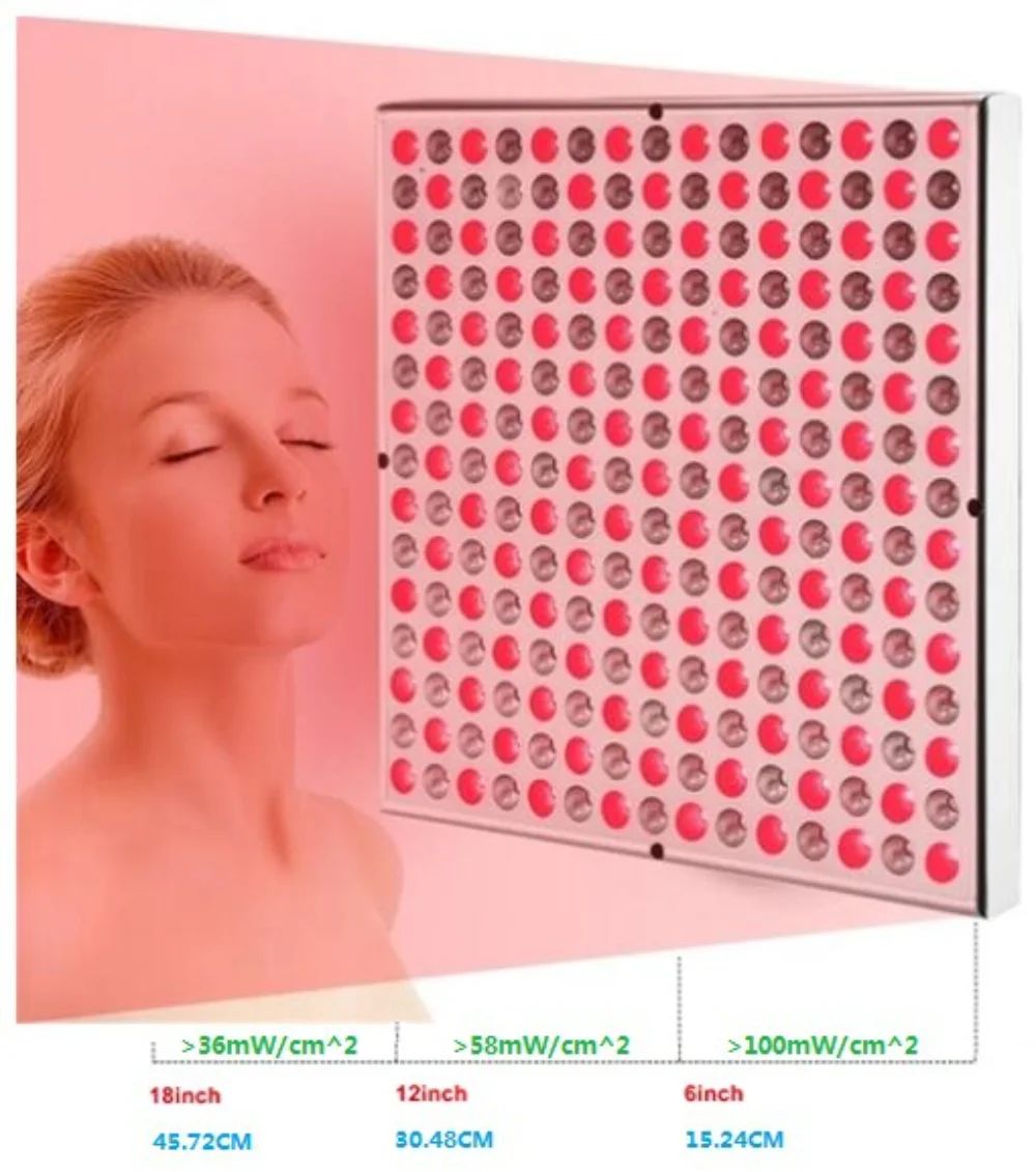 Dispositivo per terapia della luce rossa Lampada a infrarossi lontani 850nm Luce rossa profonda 660nm per la bellezza della pelle Muscoli del corpo e sollievo dal dolore articolare