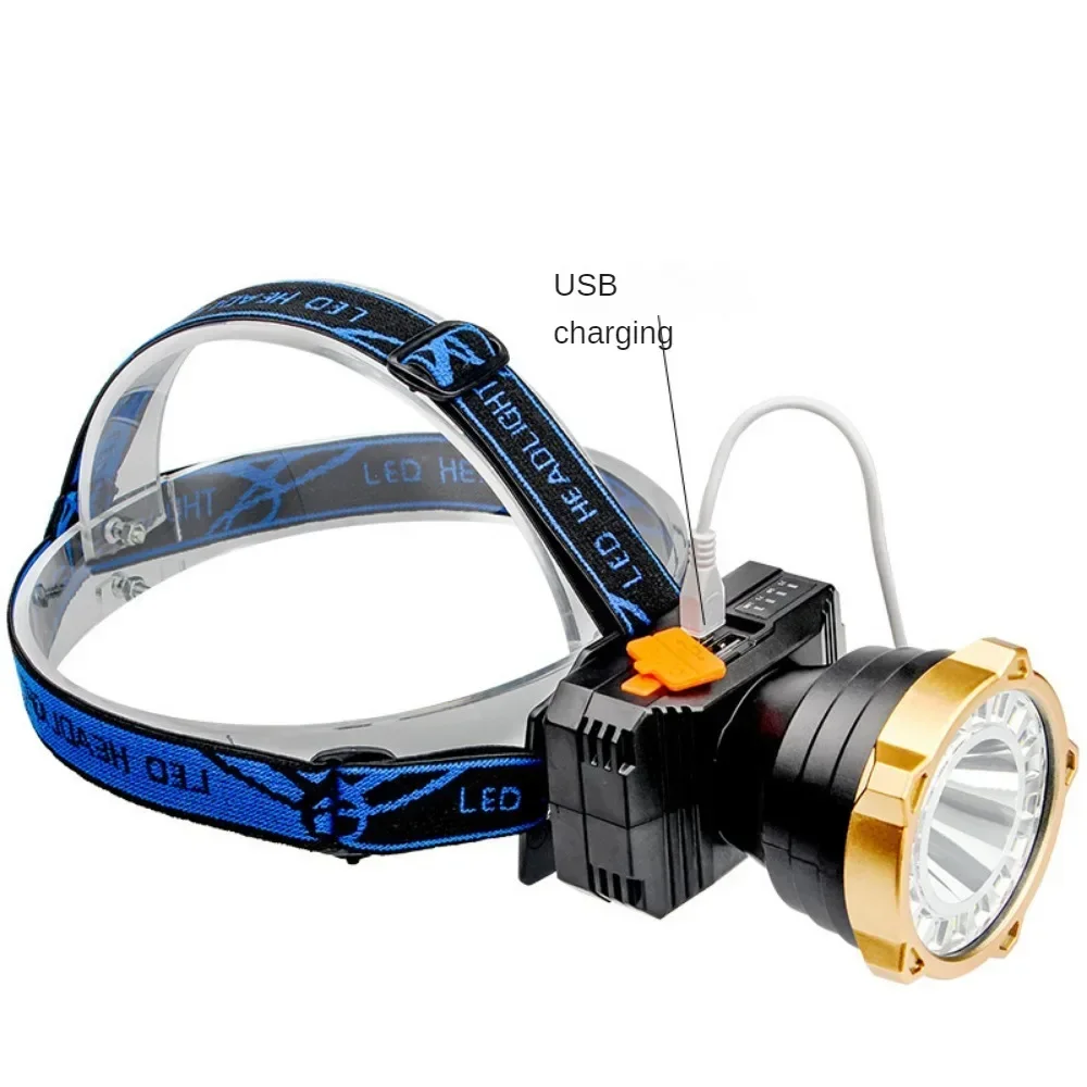 

LED Head Lamp Rechargeable, Ultra Bright For Camping,Fishing,3 Lighting, USB, Waterproof Headlight, Ultra-Long Life Battery, 3W