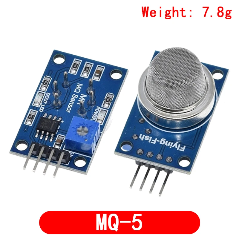 MQ-2 MQ-3 MQ-4 MQ-5 MQ-6 MQ-7 MQ-8 MQ-9 MQ-135 Detection Smoke methane liquefied Gas Sensor Module for Arduino Starter DIY Kit