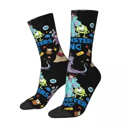 Autumn Winter Funny Men's Women's Monsters Inc Boo Sulley Socks Non-slip Football Socks