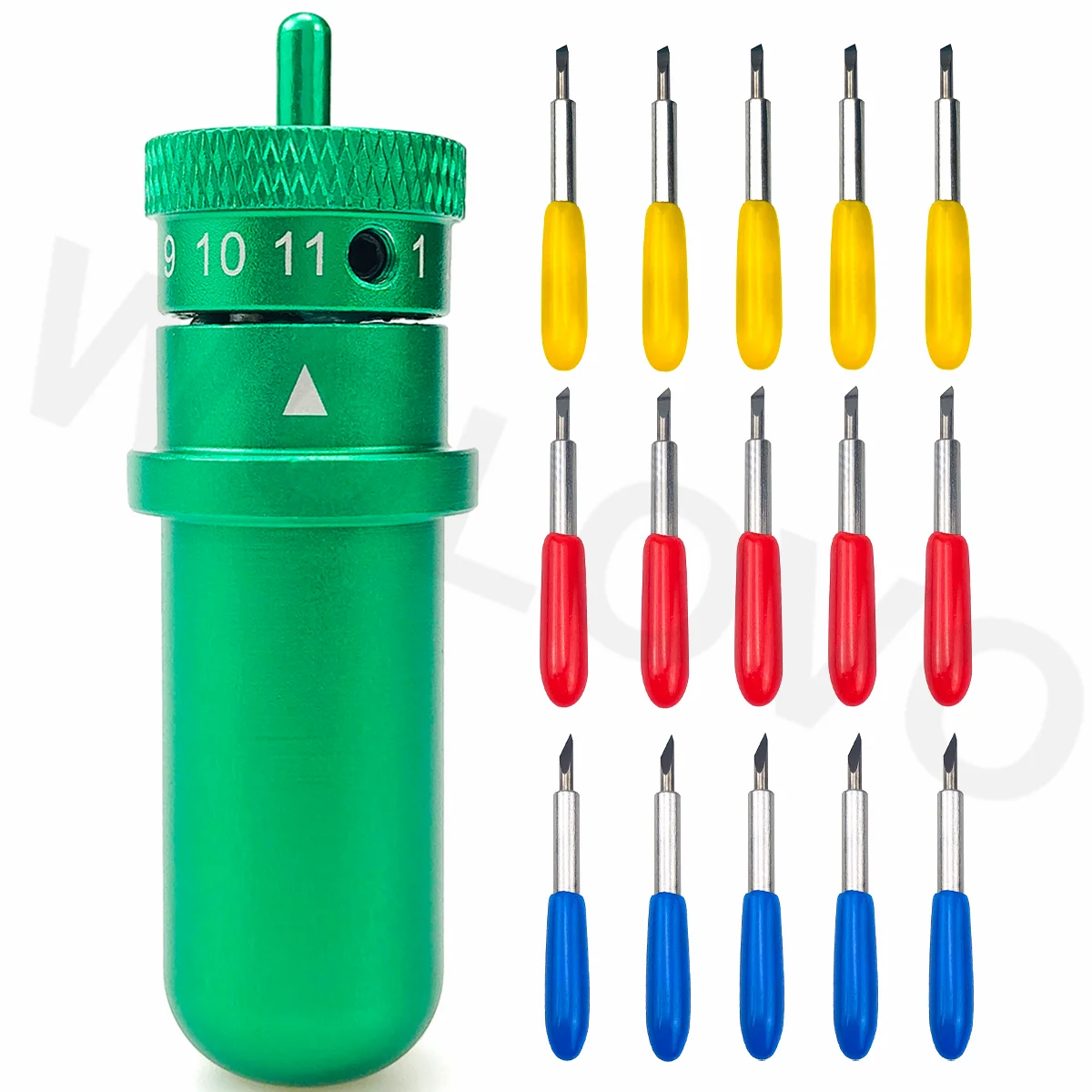 Graphtecシルエットカメオプロッターブレード、ホルダーカッターハウジング、30度、1個、4 5 plus pro、ポートレート3 4、5個