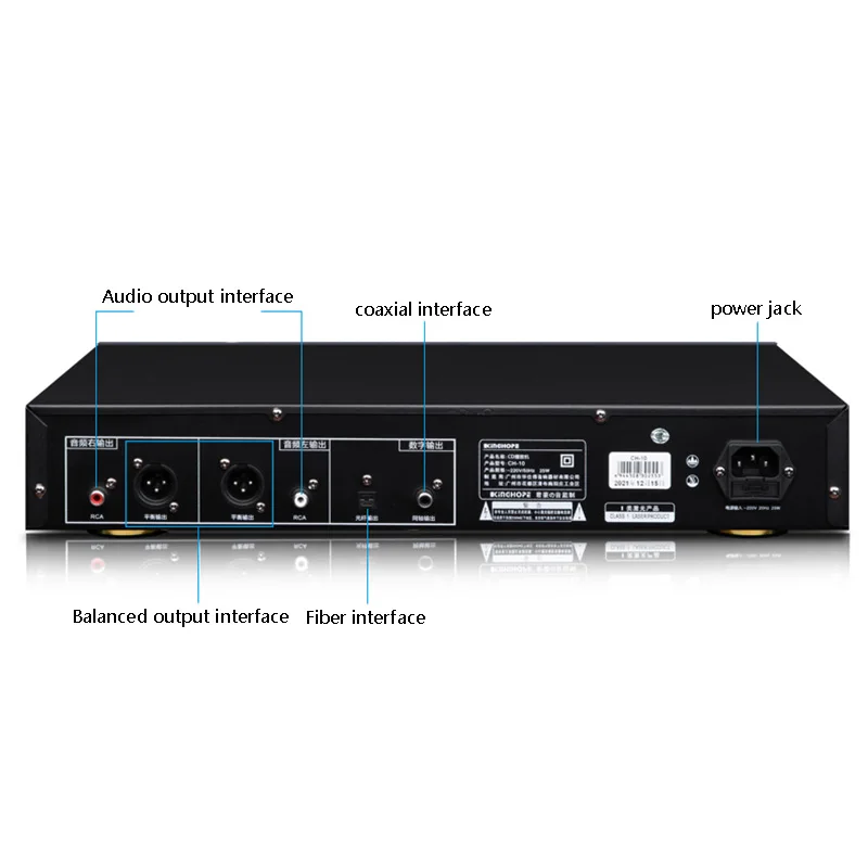 Cao Cấp Nghe Đĩa CD Âm Thanh Nhà HD HIFI Không Phá Hủy Audiophile Kỷ Lục Cầu Thủ Kỹ Thuật Số Sợi Đồng Trục Với amp Chức Năng