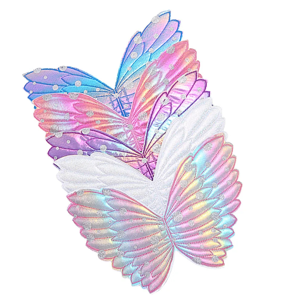 5 szt. Dziecięce Skrzydła Wróżki Metaliczne Skrzydła Motyla Akcesoria do Kostiumów Rekwizyty Cosplay na Imprezy Akcesoria do Kostiumów