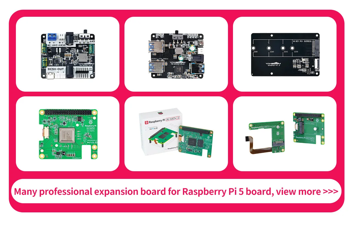 Original Raspberry Pi 5 1G 2G 4G 8G 16G RAM Entwicklungsboard KI Großes Sprachmodell-Kit Gehäuse Lüfter Netzteil Zubehör – Detail 29