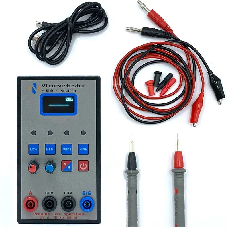 NI210SD VI Curve Tester OLED 2 Channel Display ASA Circuit Board Online Repair Tester