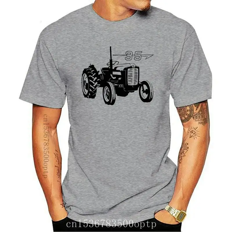 New Men t shirt Massey Ferguson 35 Tractor Tee Shirt Bottoming Tops Clothing t-shirt women