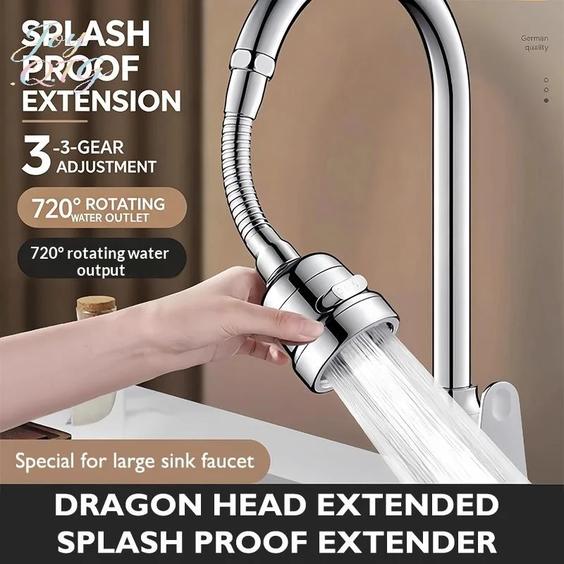 Hot Sale Multi-Mode Water-Saving Anti-Splash Nozzle, 360° Rotatable Faucet Extender