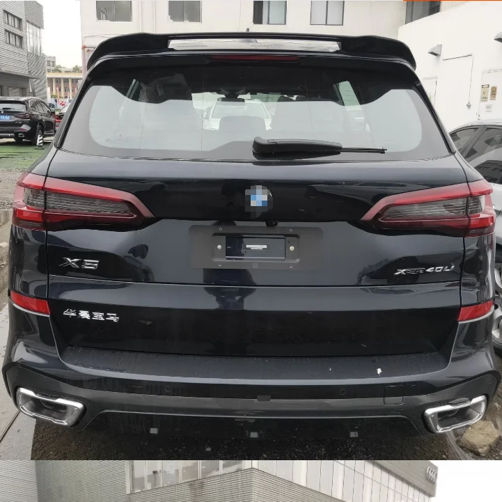 Rear Trunk Lip Spoiler Top Wing and middle wing AC style Fits For BMW X5 G05 2018 2019 2020 2021 2022 2023 year