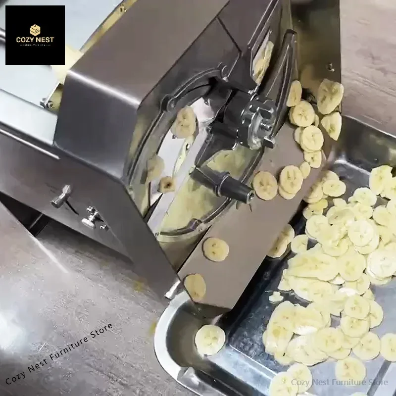 Commercial banana slice cutting machine slicer banana plantain slicer manufacturing machine