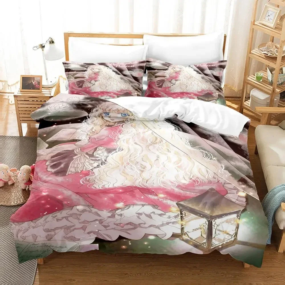 

3D Print Anime Bibliophile Princess Bedding Set Duvet Cover Bed Set Quilt Cover Pillowcase Comforter king Queen Size Boys Adult