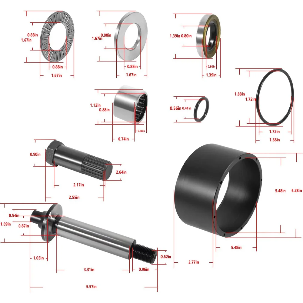 Complete Jet Pump Rebuild Kit and Impeller Removal Installation Tool for 1994-2002SeaDoo RFI GS GSI GSX GTI GTX HX SP SPI SPX XP