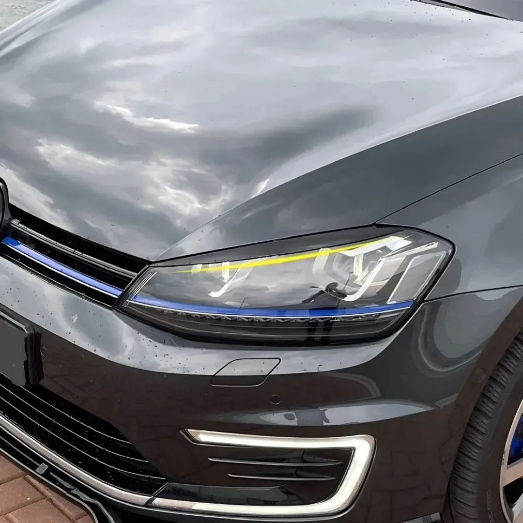 ل Volkswagen Golf 7 VII GTI GTD R MK7 المصباح الحاجب غطاء الجفن الكسوة الخارجي تعديل ضبط الملحقات طقم الجسم #5