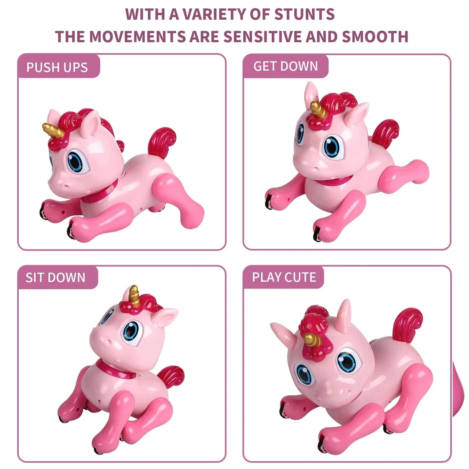 Hot Sale Smart RC Robot Unicorn Education Toys Kids Gifts Intelligent Remote Control Robot Unicorn toys For Children Gifts