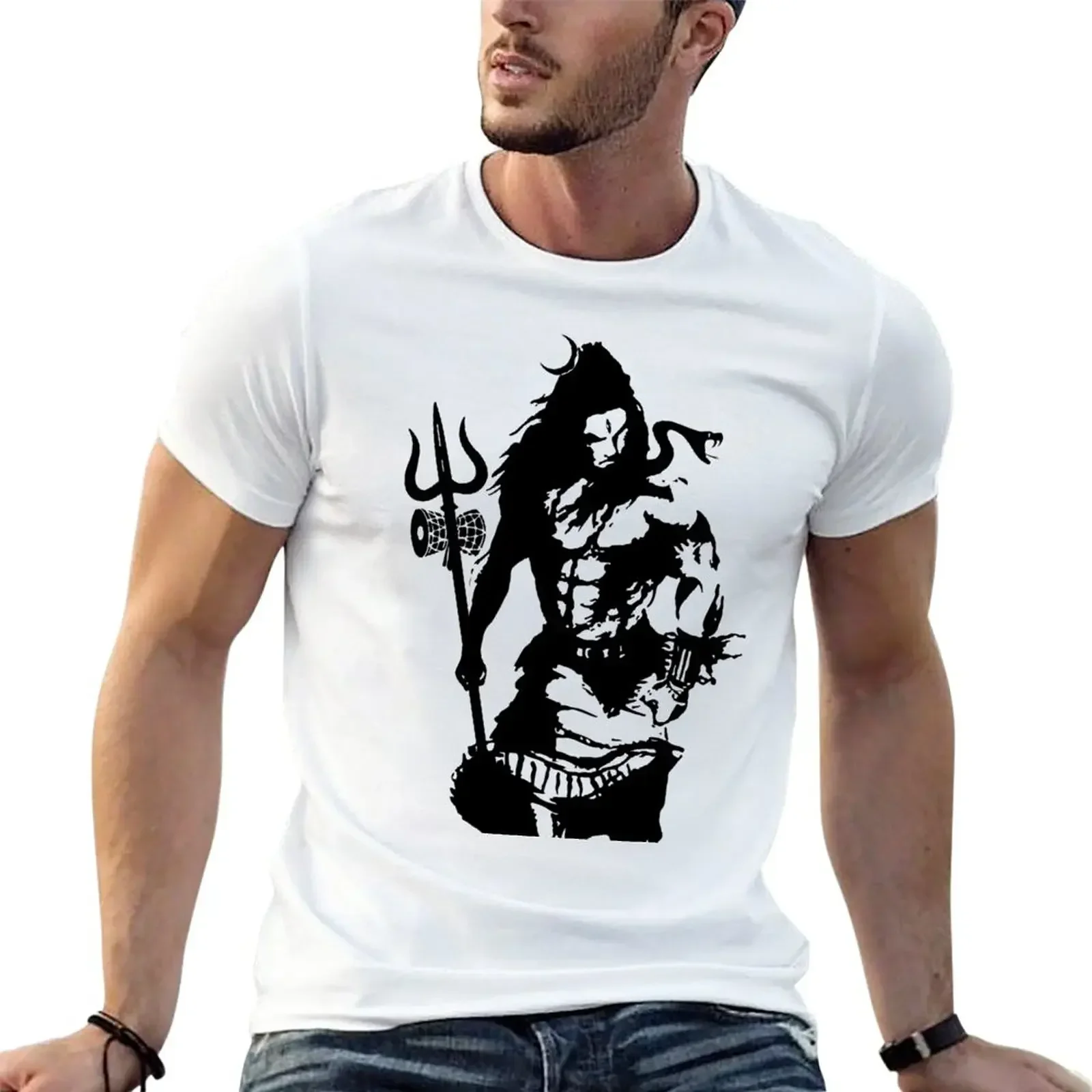 

Lord Shiva Art Angry Trishul T-Shirt sports fans customs design your own men graphic t shirts