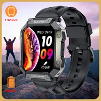 Reloj inteligente con pantalla HD de 1,92 pulgadas, moda para exteriores, resistente al agua, fuerte sueño, salud, Monitor de Fitness, reloj inteligente deportivo para hombres y mujeres