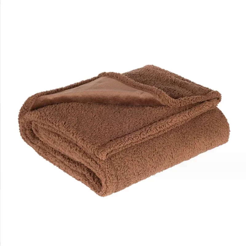 Luxury Shaggy Blankets Winter Warm Cosy Romantic Couple Waterproof Blanket-Thickened Large Size Blanket Microfibre-Blanket Home