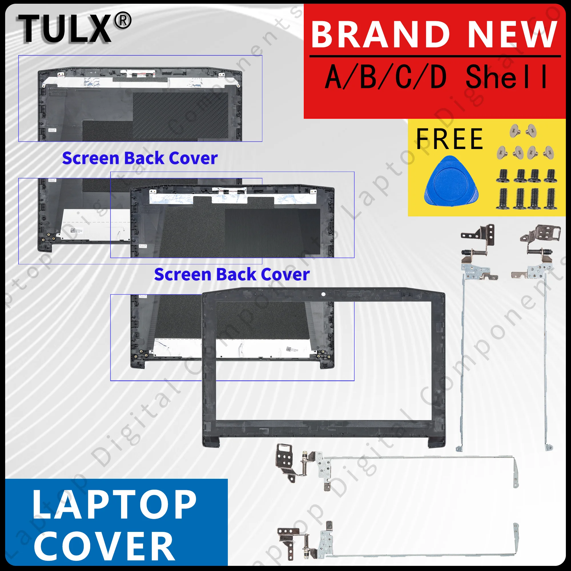 

NEW For Nitro 5 AN515-42 AN515-41 AN515-51 AN515-52 AN515-53 Laptop LCD Back Cover Front Bezel Hinges Palmrest Bottom Case