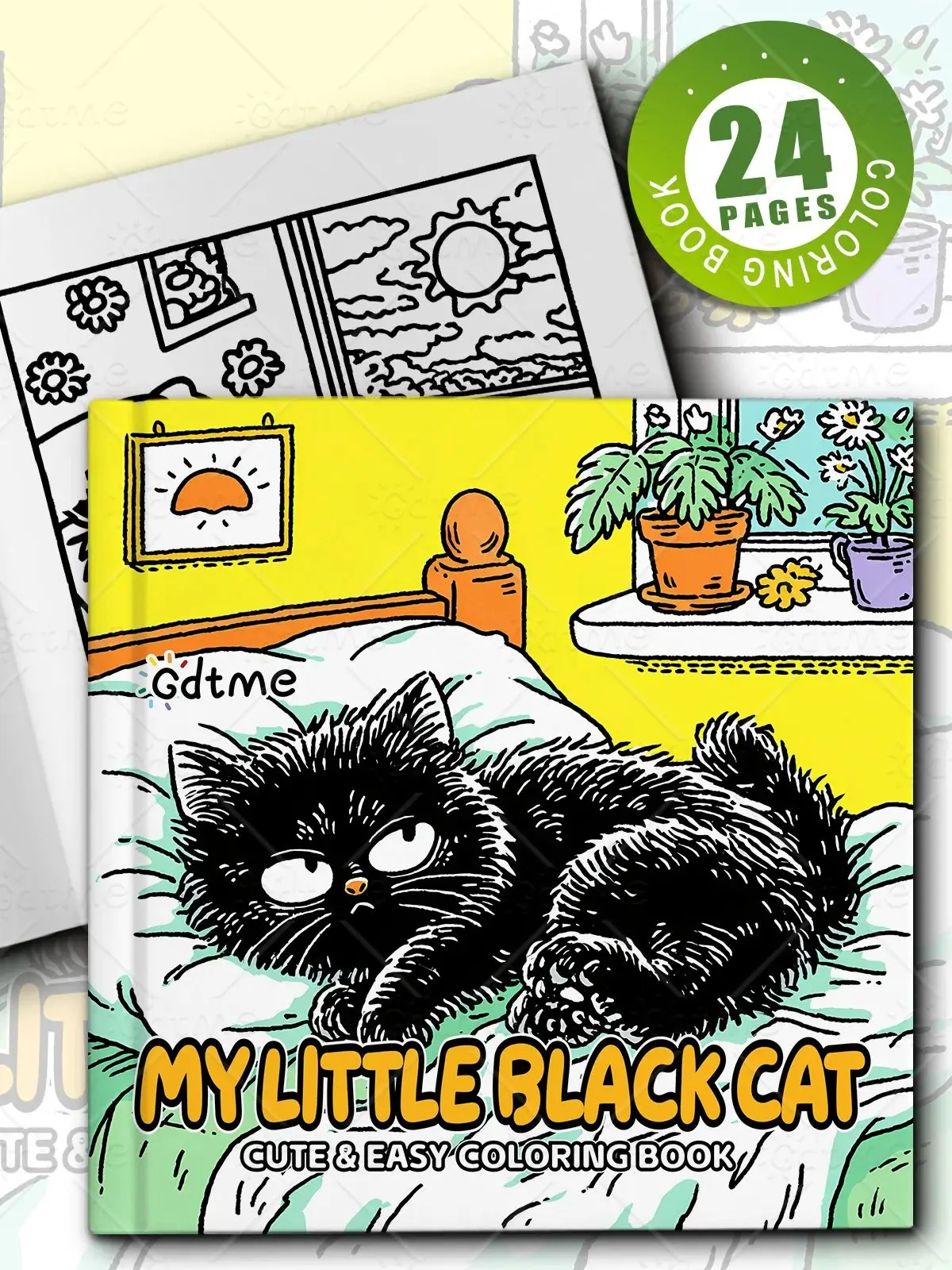 MY LITTLE BLACK CAT Kleurboek voor volwassenen en tieners met schattige, gezellige dagelijkse activiteiten voor ontspanning (Cozy Spaces Coloring) - afbeelding 2