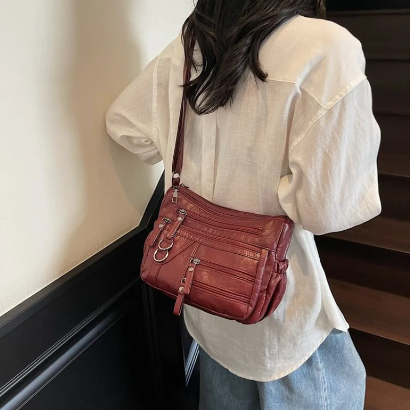 

Sturdy-suede 2025 New Ladies Luxury Brand Leather Hand Bag Famous Designer Classic Popular Casual​