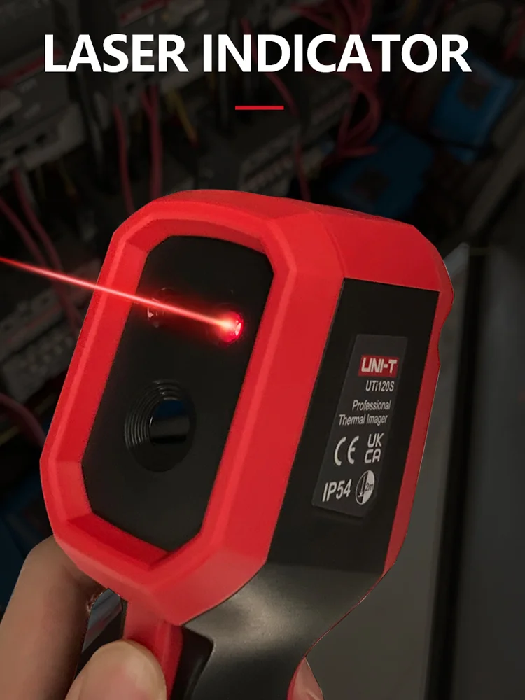 Imagem -05 - Câmera Termográfica Infravermelha Uni-t Uti120s para Eletrônicos Circuito Pcb Tubo de Aquecimento de Piso Teste de Temperatura Câmera Térmica Uti260b