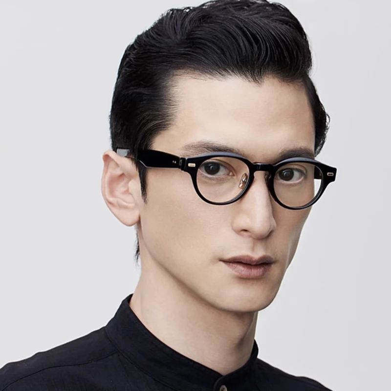 TAG Hezekiah High Quality Acetate Glasses Frames M150 Vintage Round Men Eyeglasses Frame Women Brand Eyewear Spectacles Goggles