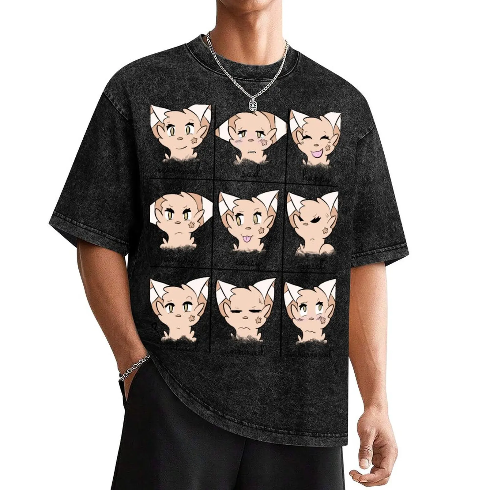 The Many Emotions of May T-Shirt boys animal print tees graphic t shirt vintage anime stuff t shirts for men cotton