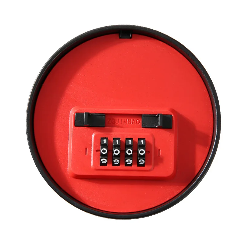 Decoration Password Key Box Round Password Lock Apartment Bed and Breakfast Cat Eye Nail-free Installation Password Lock Box