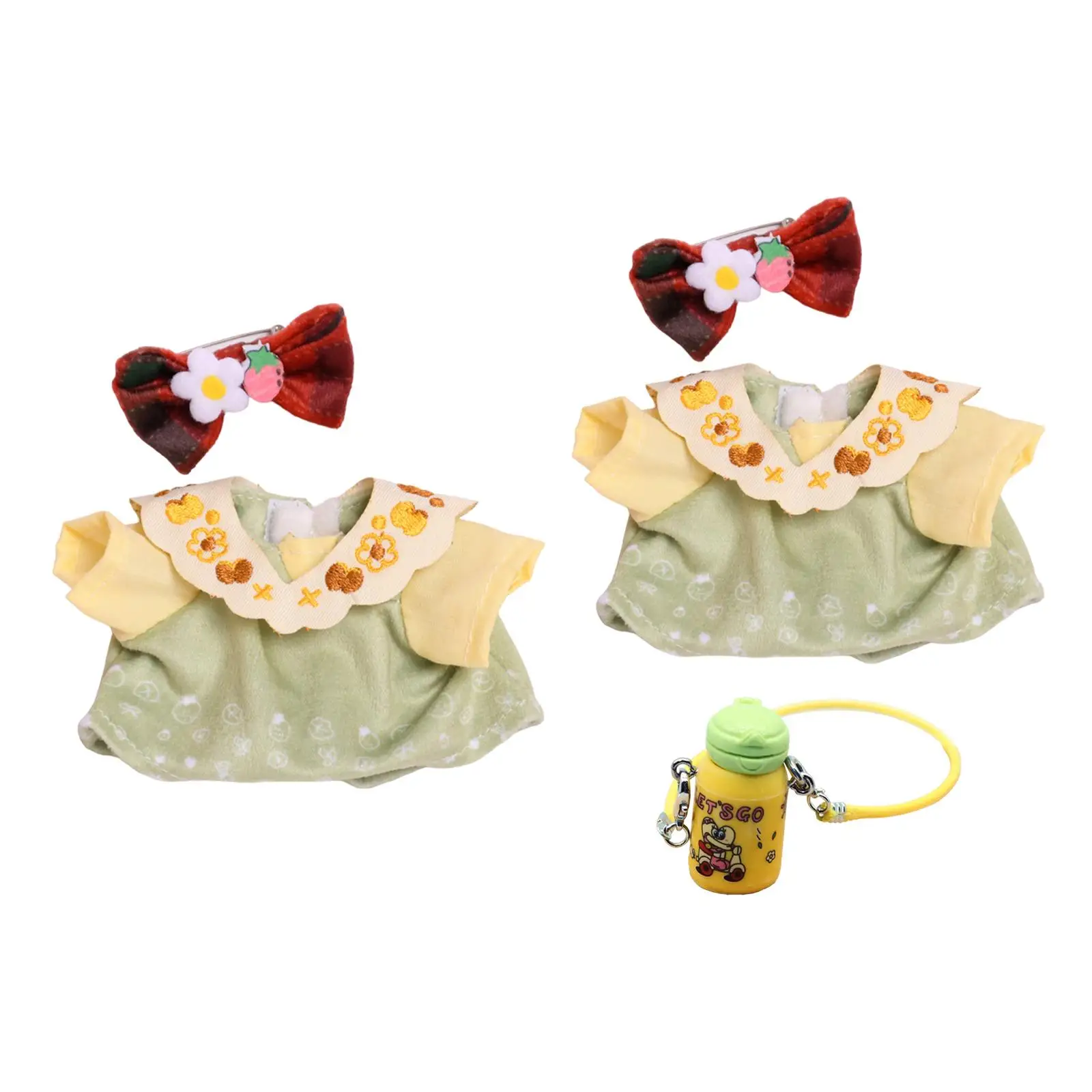 Simpatici vestiti per bambole da 15 cm Costume da indossare ogni giorno Adorabili accessori per bambole Abbigliamento Regali per ragazze Giochi di imitazione Giocattolo Giocattolo per bambini Forniture fai da te
