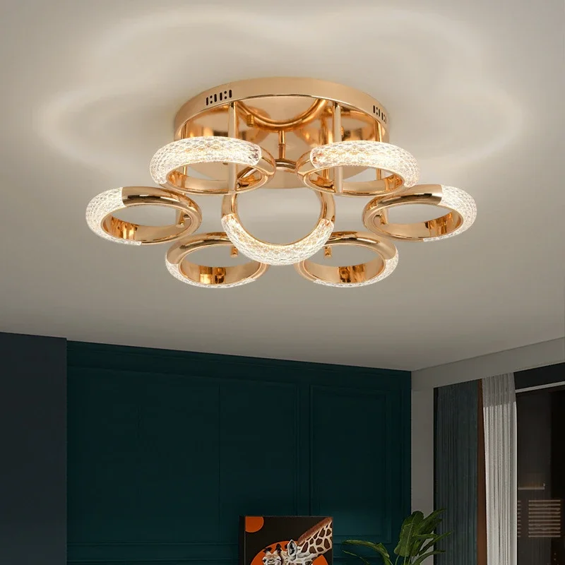 Modern Art Crystal Chandelier Fan Luxury Led Ceiling Fan Remote Control Living Dimmable Dining Room Minimalist Lighting Fixture