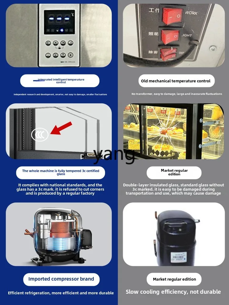 CX Dessert Cabinet West Point Display Cabinet Air-cooled Fruit Fresh-keeping Commercial Freezer view 4