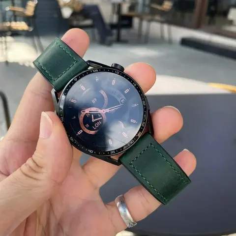 8 best sales läderarmband till Huawei Watch GT2 Pro - №4