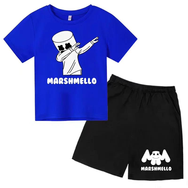 

Kids Summer Leisure Letter Print 2pcs Soft T-shirts+Pants Suits 3-12 Years Boys Girls Fashion Outfits Sets Children Clothes