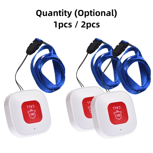 Tuya WiFi inteligente SOS botón de llamada inalámbrico cuidador buscapersonas teléfono alerta transmisor botón de llamada de emergencia para niños pacientes mayores