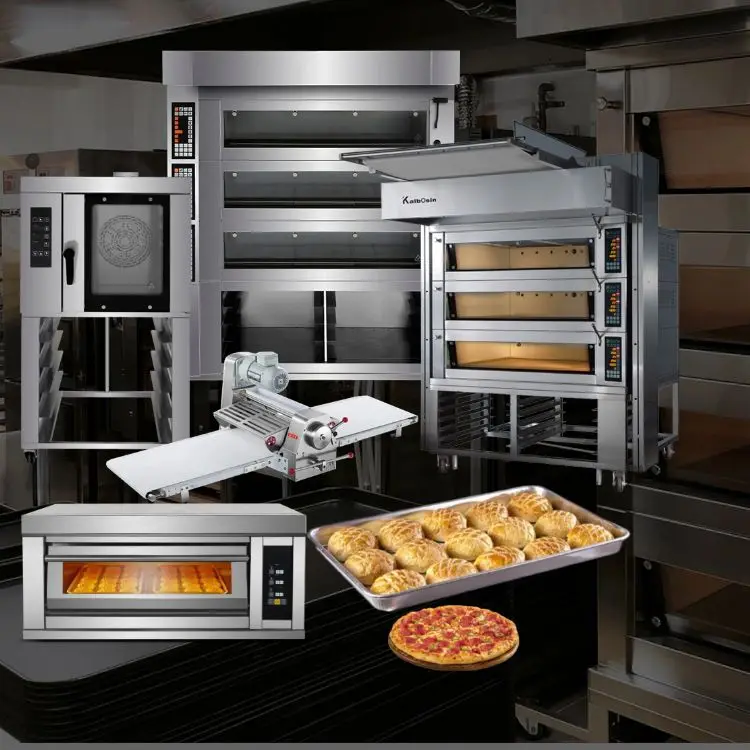 Hot style competitive  pizza 4 2 3 decks 4 6 9 trays deck oven for baking machine bakeri bread gas and electric cake