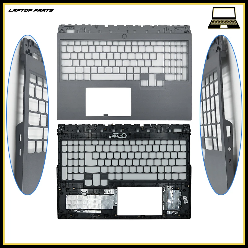 NEW For Legion 5 Pro IAH7R IAH7H Legion Y9000P R9000P 2022 Laptop LCD Back Cover Front Bezel Palmrest Bottom keyboard Hinges view 4