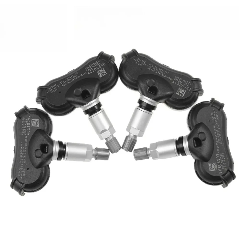 

4 шт. 42607-0C070 426070C070 датчик давления в шинах TPMS 315 МГц подходит для 2008-2018 для TOYOTA SIENNA TUNDRA SENQUOIA 42607-0C050